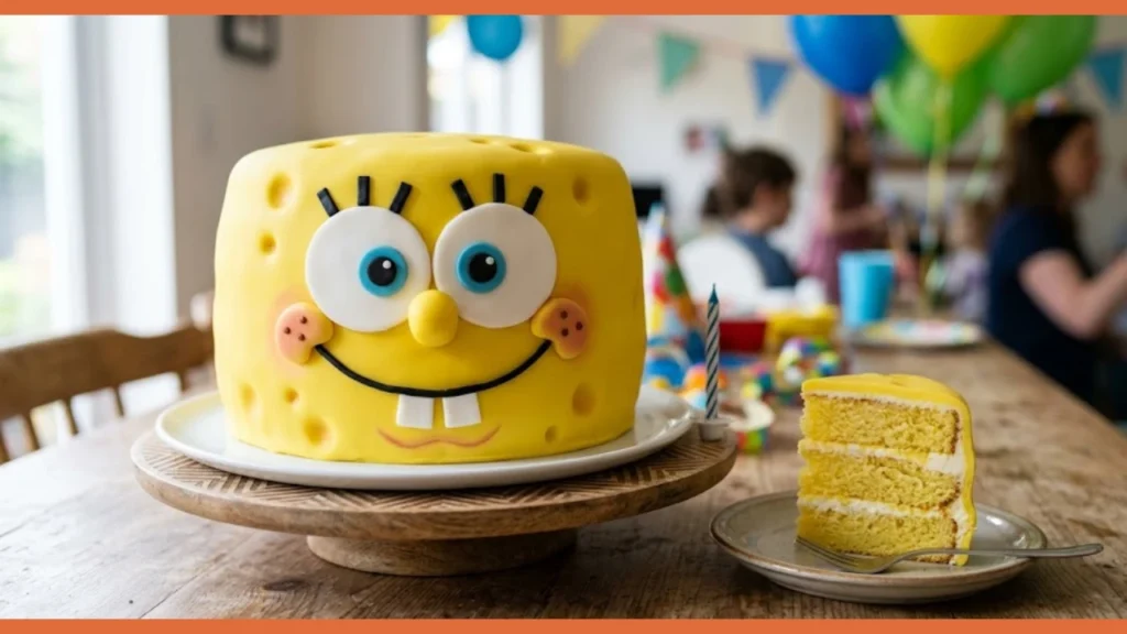 Classic SpongeBob face cake - You Know What's Funnier Than 24 Cake Ideas