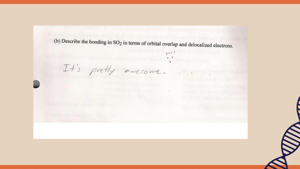 Funny Chemistry Test Answers