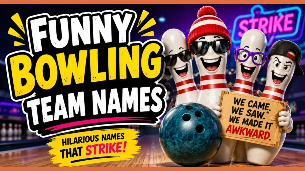 Funny Bowling Team Names