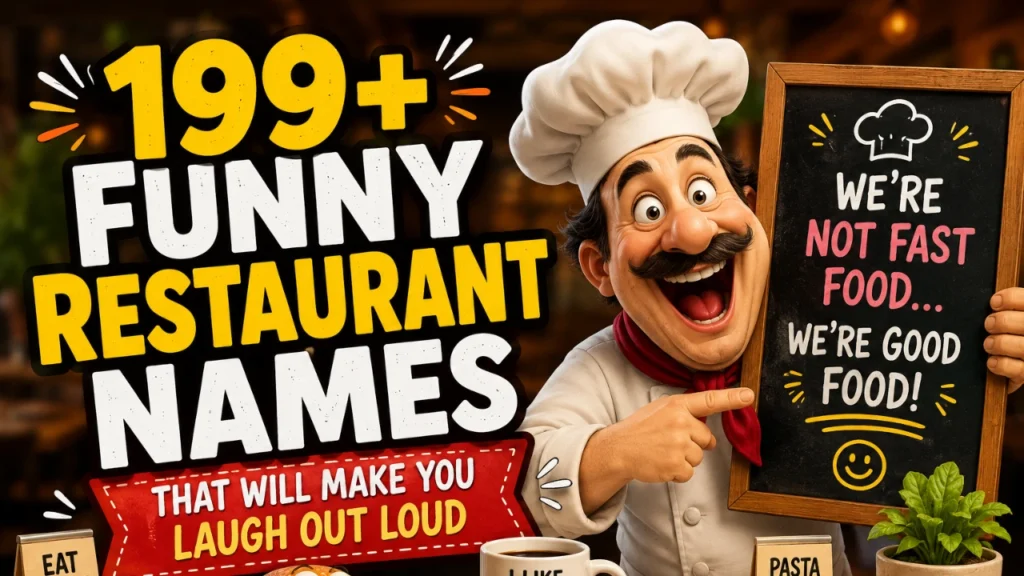 Funny Restaurant Names